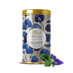 TGL Co. Sinise liblikherne tee - 50g plekkpurk | 100% looduslik liblikherne tee | Kofeiinivaba | Taimne sinine tee detoxi, une ja naha jaoks | Naudi kuumalt v&otilde;i j&auml;&auml;ga