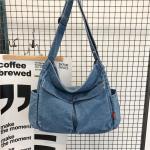 Teksakott &Otilde;lakott Kandekott Vintage Crossbody kott helesinine v&auml;rv
