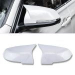 BMW F20 F21 F30 F32 F36 X1 M3 jaoks Sobivus&ndash;2X Valged M3 stiilis K&uuml;lgmised Tagumise Peegli Katteotsad valge