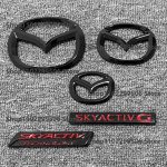 Esiv&otilde;re Embleem Pagasiruumi M&auml;rk Kapoti Tagumised Logod Mazda MX5 ND NC Miata jaoks L&auml;ikiv Must Autode Embleemid Esiv&otilde;re Pagasiruumi M&auml;rgi Komplekt MX5 ND black