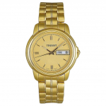 TISSOT Klassikaline seeria Automaatne mehaaniline liikumine 30 meetrit veekindel kell 33,6*37,15 mm Kuldne sihver Kuldkattega roostevabast terasest korpus T55.9.483.21 kuld