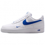 Nike Air Force 1 Low 07 S&uuml;sinikkiust Swoosh - Valge Game Royal Meeste Tennised IV5732-100 42.5