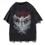 Y2k gooti punk stiilis meeste t-s&auml;rk riided Harajuku oversized t-s&auml;rk topp tee k&otilde;rge t&auml;navahipster suvine t&auml;navar&otilde;ivas anime riided S mitmev&auml;rviline