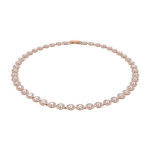 Swarovski Una Ingellik Vabaaja ja Peen Kristall Roosa Kuldne Pinnatud Kaelakee Naistele 5367845 kuld