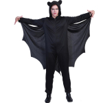 Fantaasia Halloweeni Nahkhiire Kost&uuml;&uuml;m Meestele Pol&uuml;esterkangast Teemapeoks black