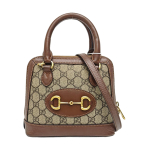 [Kasutatud] Gucci Horsebit 1955 Mini k&auml;ekott 'Beež/Eebenipuu' - Hea #9WGM8N ONE SIZE