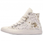 Converse All Star Starry Vabaaja T&auml;hestikust Inspireeritud Tr&uuml;kiga K&otilde;rged L&otilde;uendkingad Unisex Tossud Valged A23869C 35