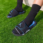 Air Jordan Hydro 5 Sandaal 'Must Valge &Uuml;likoolisinine' 40