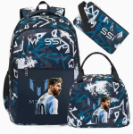 3 tk Spordikott Messi Camouflage Seljakotid L&otilde;unakarbiga Koormuse Leevendus T&uuml;drukud Poisid Koolikotid Mahutavus S&uuml;learvuti V&auml;litingimustes Mochilas gray