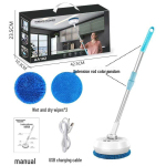 Elektriline akna pesemise robotmop: Klaasi-, Katuse-, Lae- ja Seinaklaasipuhasti 42.5*10.5*23.5 cm