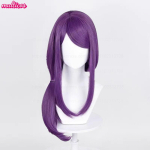 Kvaliteetne Kamishiro Rize Cosplay Parukas 70cm Lilla Kuumakindel S&uuml;nteetiline Juus Rize Kamishiro Parukad + Parukakate blue