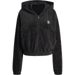 Adidas Originals Essentials FW25 Adi Desi V&auml;litingimused Igap&auml;evane T&auml;is-t&otilde;mblukuga Kapuutsiga L&otilde;tv Pikkade Varrukate Dressipluus Naiste dressipluus KE1117 M black