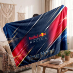 Red Bull Racing flanelltekk, personaalse nimega pehme visketekk, kodu sisustuskingitus 150cmx180cm