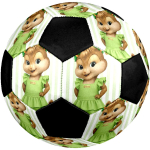 Alvin ja Chipmunks Teemaline Suurus 5 Jalgpall, Sobib nii Sise- kui ka V&auml;listingimustes M&auml;ngimiseks, Kingitus Sobib Iga&uuml;hele. Size 5