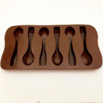 Koogivorm Kvaliteetne isetegemise &scaron;okolaad kuus lusikat vormi silikoonist k&uuml;psetuskoogivorm 1 tk 1 pc