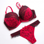 Artdewred Soutien-gorge seksikas pitsist rinnahoidja alusp&uuml;kste komplekt Big Cup aluspesu komplekt pluss 34D 36DD 38E 40E 34D
