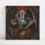 5D teemantmaal, t&auml;ispuurimise &uuml;mmargune joonisfilm teemanttikandi m&uuml;&uuml;k pealuu pildid 30x30