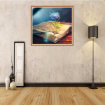 Teemantmaal 3D Teemantmaal Rhinestones T&auml;islilleraamat Teemantmaali tikandid 30x30CM