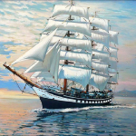 Teemanttikandid Purjeka seinakaunistus Rubiku kuubiku ruut Teemantmaaling Kristallmosaiikpilt 60x60CM