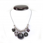 Les Tr&eacute;sors De Lily [F4358] - Collier Cr&eacute;ateur 'Esmeralda' Violet lilla