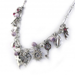 NOA [G0532] - Collier Cr&eacute;ateur 'Gypsy' rose Heleroosa