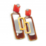 NOA [H8708] &ndash; pruun-oranži disainiga lokkide v&auml;rvimine oranž