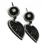 NOA [I1500] - Designer liiprid 'Carmen' valge must must