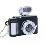 Kotid Kaunistused V&otilde;tmehoidja m&auml;nguasi koos kotiheliga Telefon Mini kaamerar&otilde;ngas LED v&otilde;ti Taskulambi ripats sinine