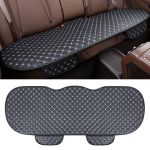 Luksusauto nahast istmekate Must autopadja kate Universaalne autopadja autoosad 1 Pack Rear Seat
