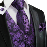 Hi-Tie Tuxedo vest meestele, &uuml;likond, vest kaelaside, taskur&auml;tik, mansetin&ouml;&ouml;bid pulma&auml;ri jaoks 3XL