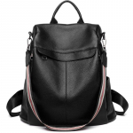 Zency Soft ehtsast nahast seljakott Multifunktsionaalne mood naiste seljakott teismelistele koolikott naistele &otilde;lakott must