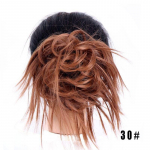 LUPU r&auml;pane s&uuml;nteetiline juuksekumm Chignon elastne juuksekummipael juuksepaelad naistele looduslikud v&otilde;ltsjuuksed saba must blond
