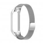 Kellarihm nahas&otilde;bralik roostevabast terasest 12 mm metallist randmepael Samsung Galaxy Fit 2 SM-R220 jaoks