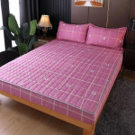 Paksenenud tepitud voodikate libisemiskindel &uuml;hes t&uuml;kis voodikate leht madratsi kaitsekate Simmonsi kaitsekate K&otilde;ik-h&otilde;lmav 120x200cm pink