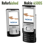Renoveeritud Nokia Originaal Nokia 6500 Slide Mobiiltelefon 1 SIM-kaardiga 1 Battery 1 Charger valge