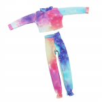 30 cm nukuriided mood pluusid p&uuml;ksid lahedad riided vikerkaarev&auml;rvilised t&uuml;drukute riided Barbie-nukkudele 1/6 nukud Aksessuaarid Laste m&auml;nguasi