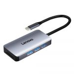Lenovo LX0806G Type-C Hub 7-in-1 Type-C Converter alumiiniumsulamist kest HD+PD laadimine
