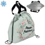 Les Tr&eacute;sors De Lily [A2875] - v&auml;rske s&ouml;&ouml;gikott / l&otilde;unakott  Pause Fraicheur  t&uuml;rkiissinine - 30x29x10 cm t&uuml;rkiissinine