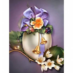 5D teemantmaal Uus saabunud v&auml;rviline lilleline teemanttikandid, kivid t&auml;ismosaiigiga kodukaunistus Full Round 20x30CM