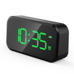 Voodipeegli LED digitaalne edasil&uuml;kkamine &auml;ratuskell &ouml;&ouml;valgusti USB-laadimisega roheline