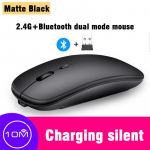 2,4G juhtmeta hiir vaikne taaslaetav hiir arvuti Bluetoothi ​​hiir laadimine helendav USB kaasaskantav hiir