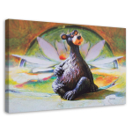 L&otilde;uendiprint Teddy Bear Colored 60x40 mitmev&auml;rviline