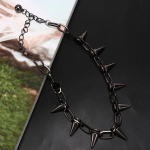 1 tk Spike Rivet Punk Collar kaelakee Goth Rock Biker Link Chain Choker Ehted 21-50CM must