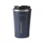 Kohvitass toidukvaliteediga joogin&otilde;ud Kergesti puhastatavad unikaalsed kahe seinaga tolmuimejaga telkimisn&otilde;ud 380ML sinine