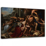 L&otilde;uenditr&uuml;kk REPRODUKTSIOON Slaughter of the Innocents &ndash; Rubens 60x40 pruun