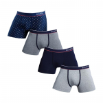 BONITOS 4tk Prindiga bokserid meestele aluspesu Seksikad puuvillased meeste alusp&uuml;ksid suures suuruses alusp&uuml;ksid kaubam&auml;rgid M
