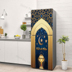 Ramadani k&uuml;lmkapi kleebis, veekindel 3D, Kuu t&auml;he laterna tapeet k&ouml;&ouml;gikleebised islami moslemi seinamaal Eid 40x120cm(whole)
