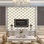 3D Vintage Leather tekstuuriga tapeet PVC seinamaaling Realistic Look Veekindel One Size