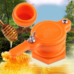 Plastikust mesilaste mee kraaniv&auml;rava mesinduse ekstraktor villimist&ouml;&ouml;riist 12x5.6x4.5 oranž