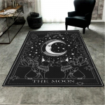 Kodukaunistused Gooti pealuu nahkhiire tiivavaip Kodukaunistus mandala karvased vaibad Magamistoa vaibad elutuppa n&otilde;iatarbed 50cm x 80cm